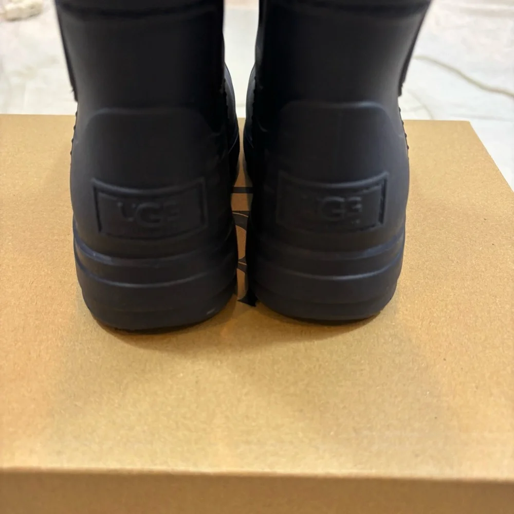Ugg Toddler Navy Blue Droplet‎ Mini Rain Boots Size 7